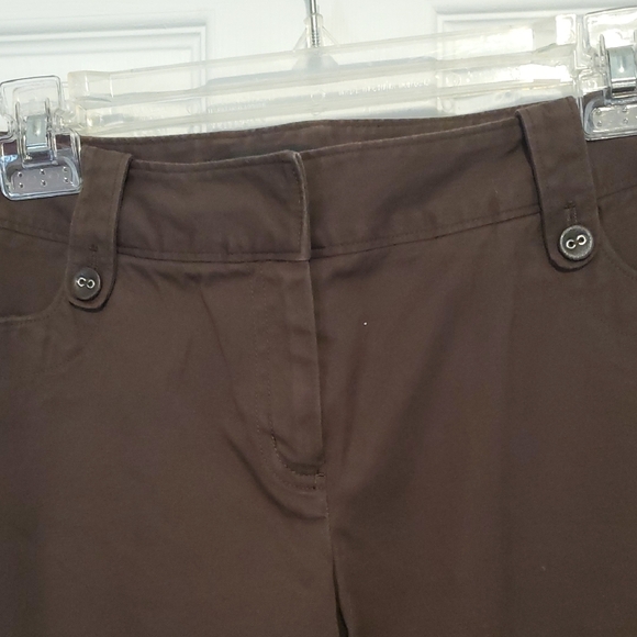Petite Sophisticate Chocolate Trousers - Picture 4 of 4